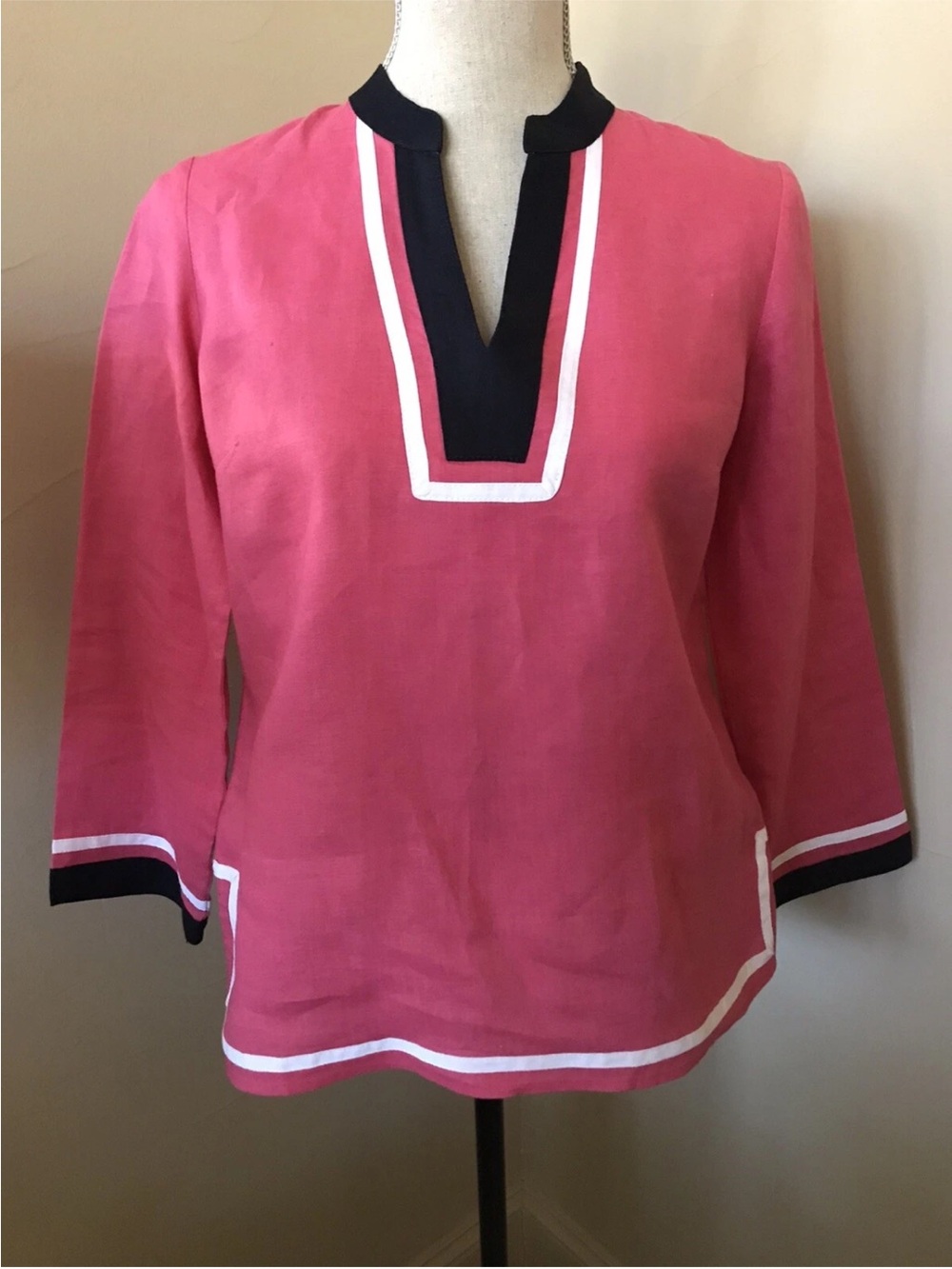 Talbots 100% Linen Blouse